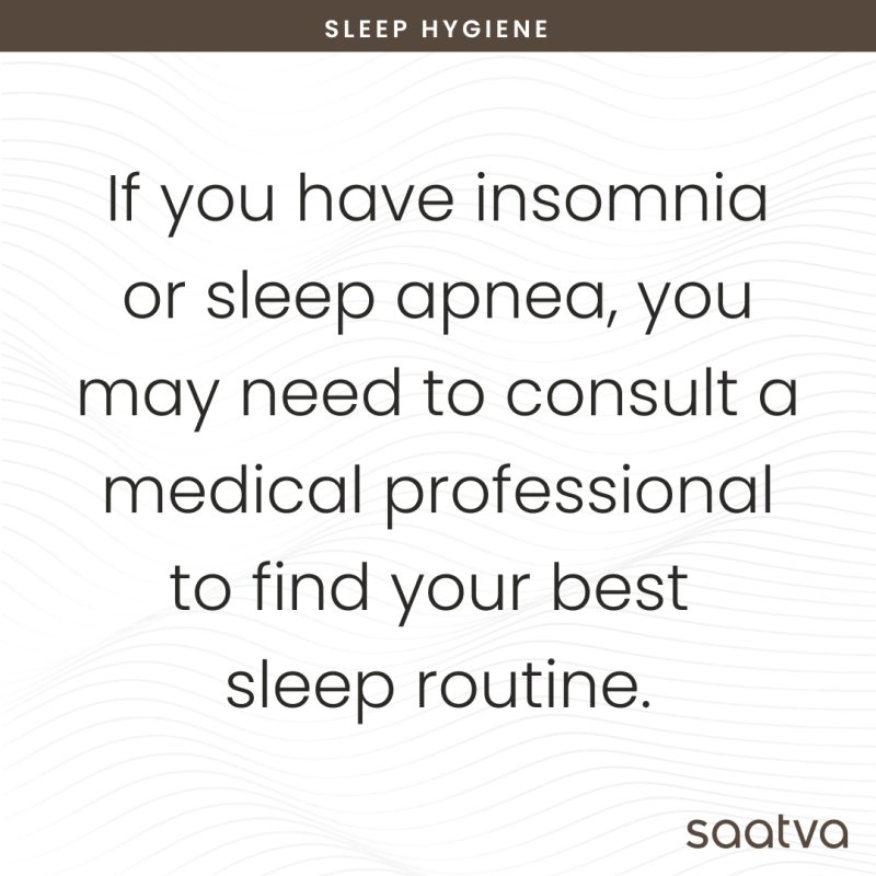 if you insomnia or sleep apnea, you may need