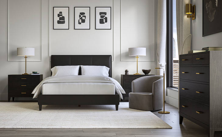 quiet luxury bedroom from saatva