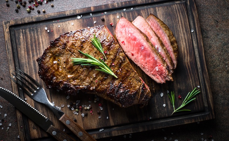 steak on cutting board - part of carnivore diet